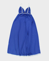 Y2k 00s Vewzeel Blue Mesh Slip Dress - M