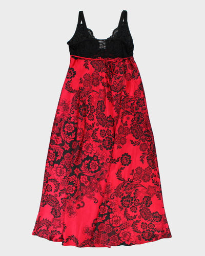 Y2k 00s In Bloom Floral Maxi Slip Dress - M