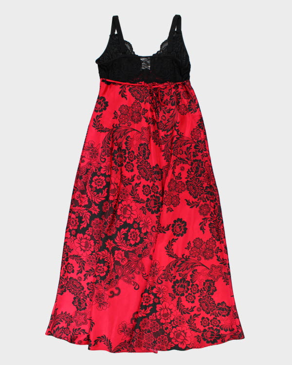 Y2k 00s In Bloom Floral Maxi Slip Dress - M