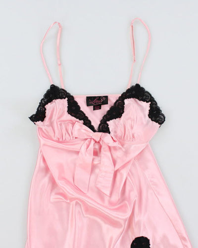 Y2k 00s La Senza Pink Slip Dress - S