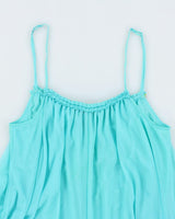 Vintage Betsey Johnson Blue Sheer Dress - L