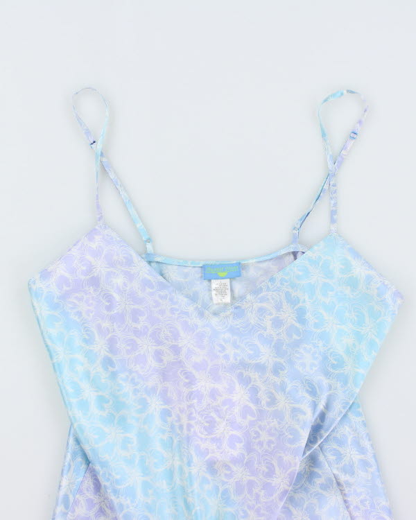 Y2k 00s Floral Slip Dress - S