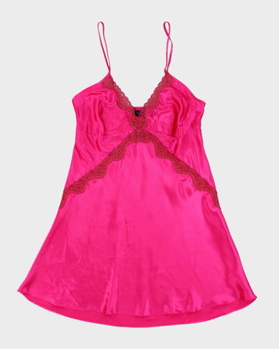 Y2k 00s Pink Slip Dress - L