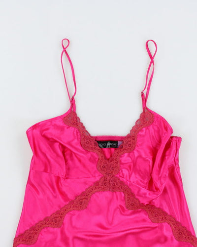 Y2k 00s Pink Slip Dress - L