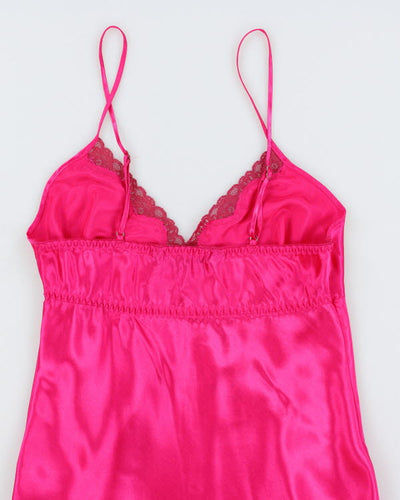 Y2k 00s Pink Slip Dress - L