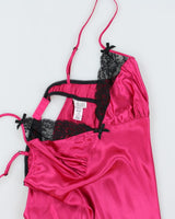 Y2k 00s La Senza Pink Slip Dress - L