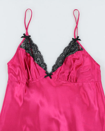 Y2k 00s La Senza Pink Slip Dress - L