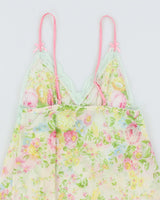 Y2k 00s Eblin Lingerie Mesh Floral dress - S
