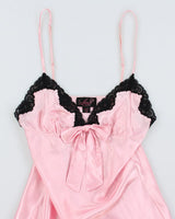 Y2k 00s La Senza Pink Slip Dress - S