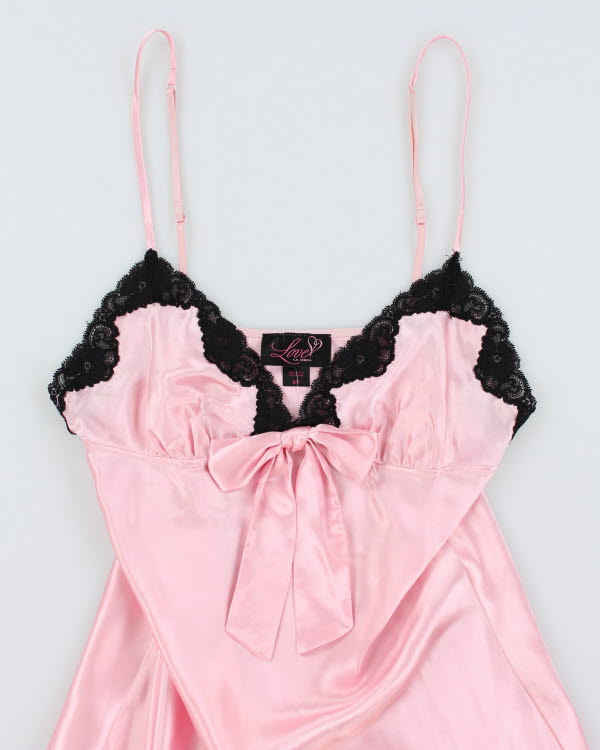 Y2k 00s La Senza Pink Slip Dress - S