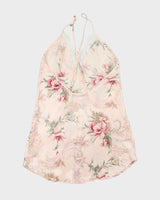 Y2K 00s Ashley Taylor Floral Slip - L