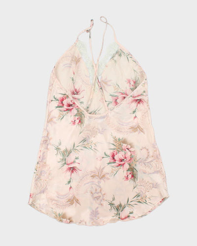 Y2K 00s Ashley Taylor Floral Slip - L