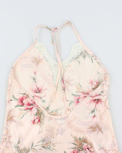 Y2K 00s Ashley Taylor Floral Slip - L
