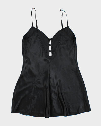 Y2K 00s La Senza Lace-up Slip - S