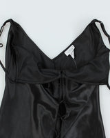 Y2K 00s La Senza Lace-up Slip - S