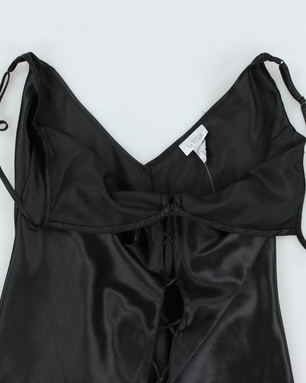 Y2K 00s La Senza Lace-up Slip - S