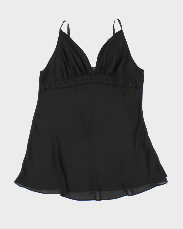 Vintage Jones New York Black Slip Dress - XL
