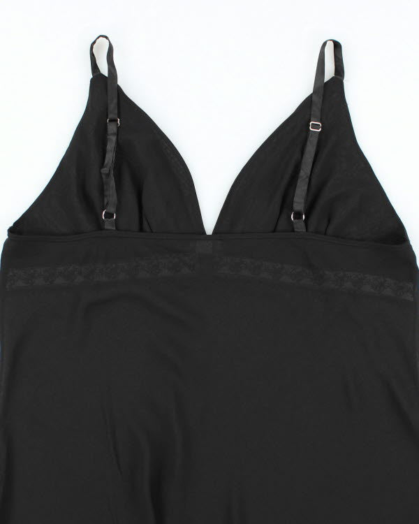 Vintage Jones New York Black Slip Dress - XL