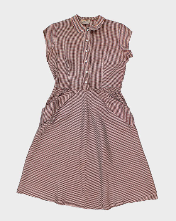Vintage 1940s Teena Paige Dress - M