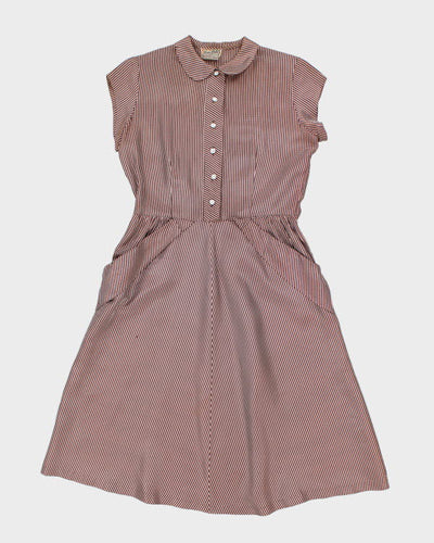 Vintage 1940s Teena Paige Dress - M