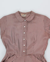 Vintage 1940s Teena Paige Dress - M
