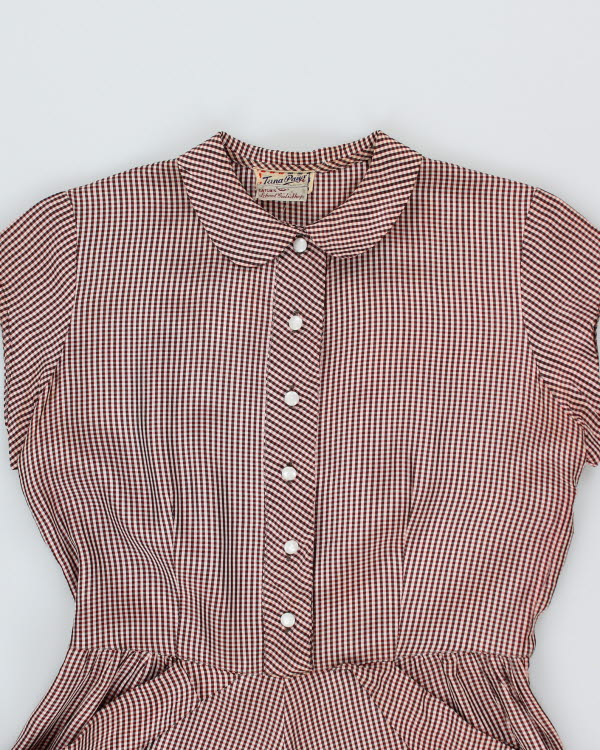 Vintage 1940s Teena Paige Dress - M
