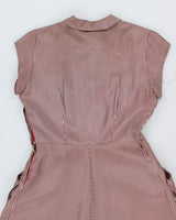 Vintage 1940s Teena Paige Dress - M