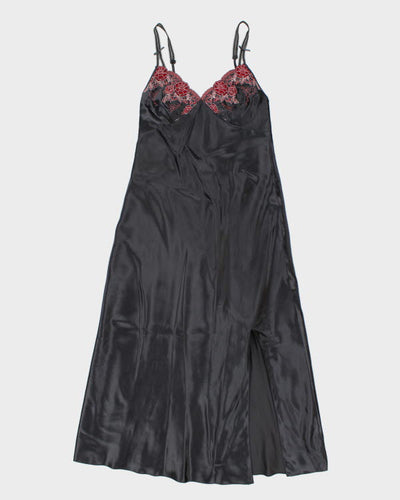 Y2k 00s Grey Slip Dress - S