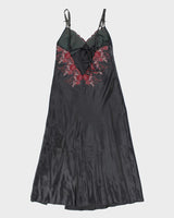 Y2k 00s Grey Slip Dress - S