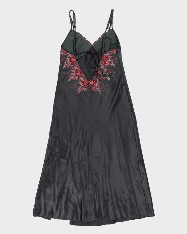 Y2k 00s Grey Slip Dress - S