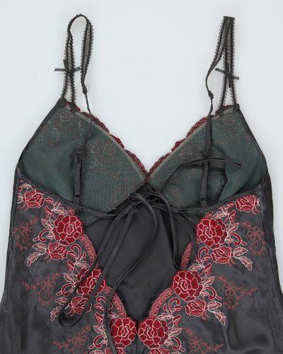 Y2k 00s Grey Slip Dress - S