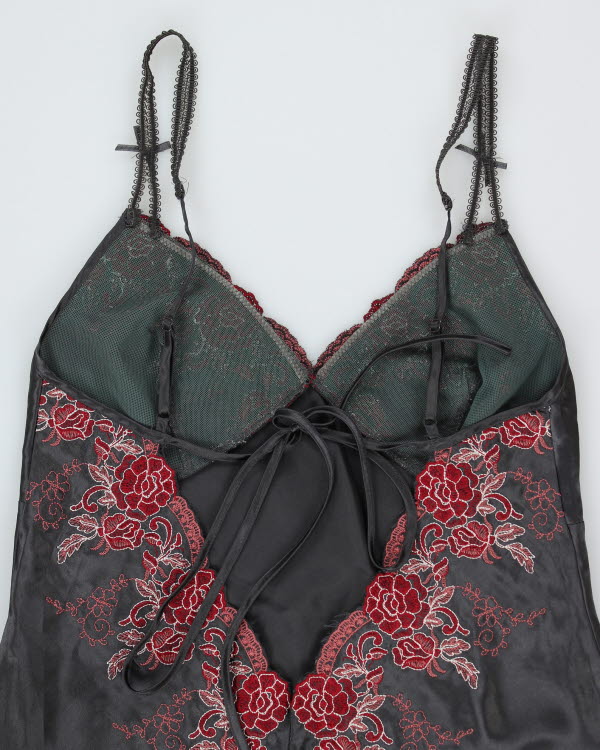 Y2k 00s Grey Slip Dress - S