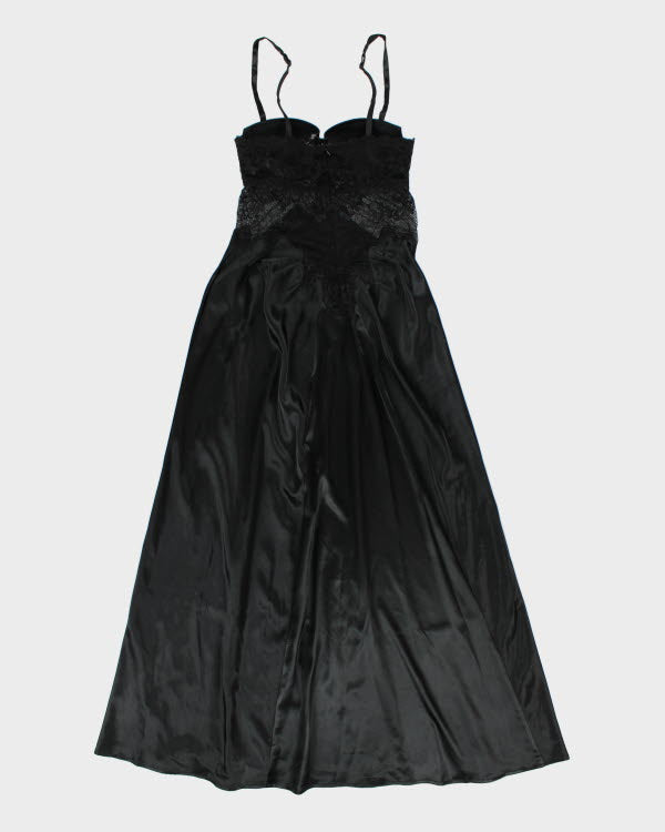 Y2k 00s La Senza Black Slip Dress - S