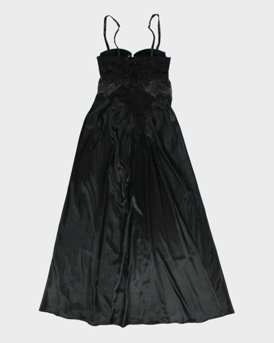 Y2k 00s La Senza Black Slip Dress - S