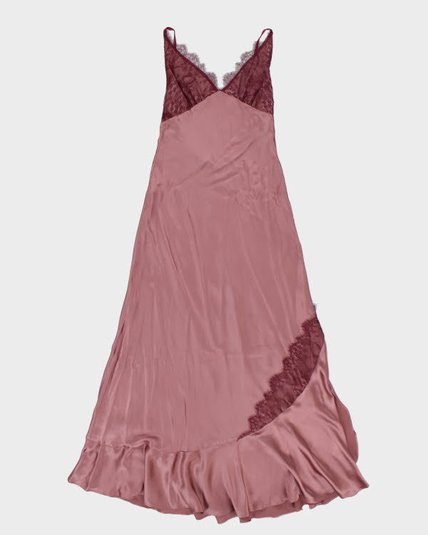 Y2k 00s Christine Silk Slip Dress - S