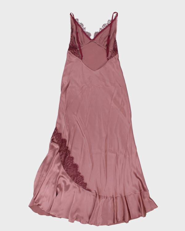Y2k 00s Christine Silk Slip Dress - S