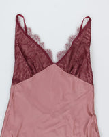 Y2k 00s Christine Silk Slip Dress - S