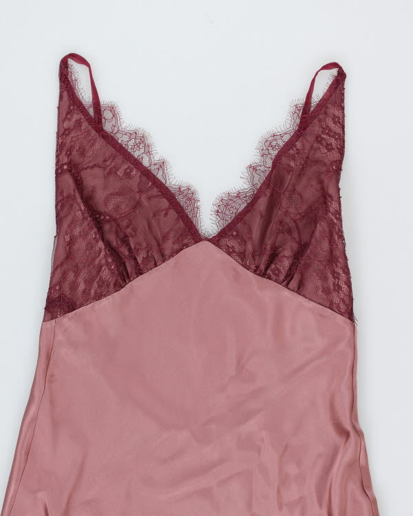 Y2k 00s Christine Silk Slip Dress - S