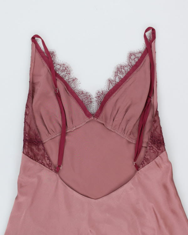 Y2k 00s Christine Silk Slip Dress - S