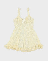 Y2k 00s Seductive Wear Lace Dress - S
