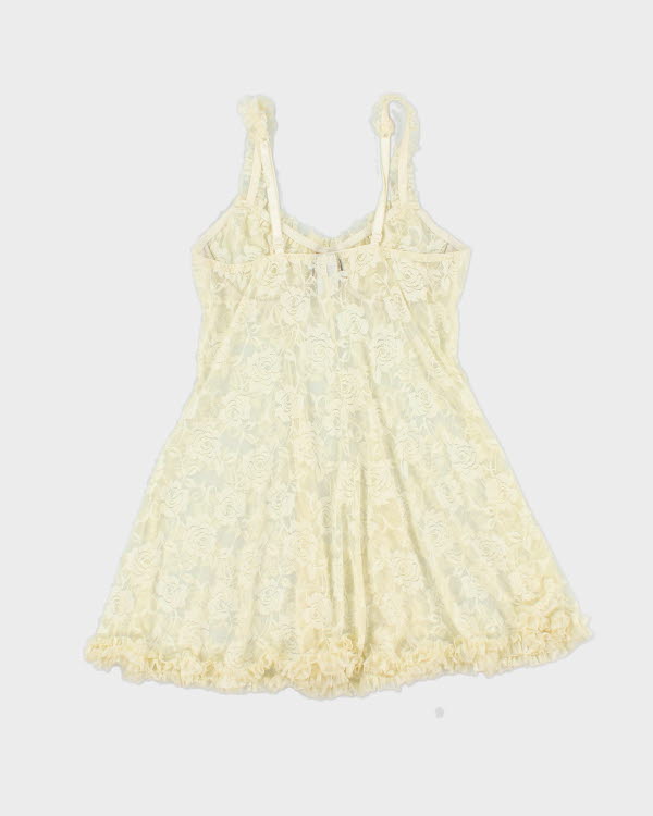 Y2k 00s Seductive Wear Lace Dress - S