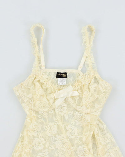 Y2k 00s Seductive Wear Lace Dress - S