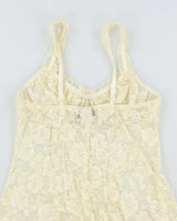 Y2k 00s Seductive Wear Lace Dress - S