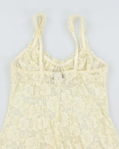 Y2k 00s Seductive Wear Lace Dress - S