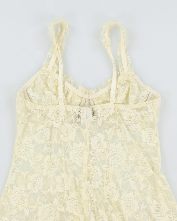 Y2k 00s Seductive Wear Lace Dress - S