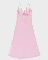 Y2k 00s Short Stories Pink Mesh Sequin Slip Dress - M