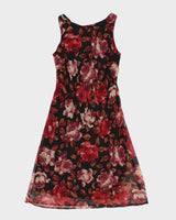 Vintage Y2k 00s Floral Dress - S