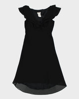Y2k 00s Laura Black Dress - M