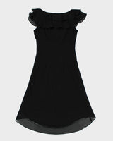 Y2k 00s Laura Black Dress - M