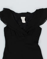 Y2k 00s Laura Black Dress - M